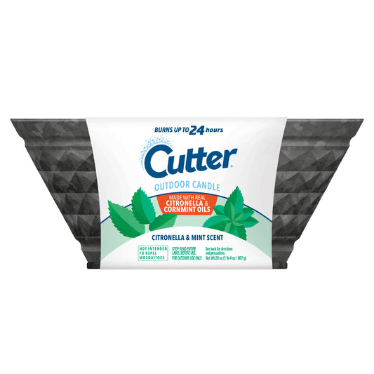 Cutter Citronella & Mint Scented Outdoor Candle