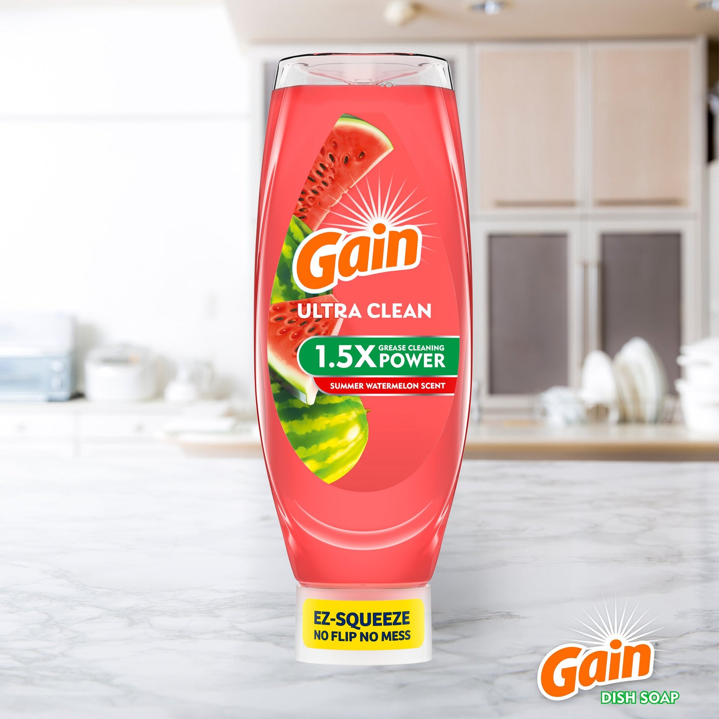 Gain Ultra Bleach Alternative Liquid Dish Soap - Summer Watermelon Scent