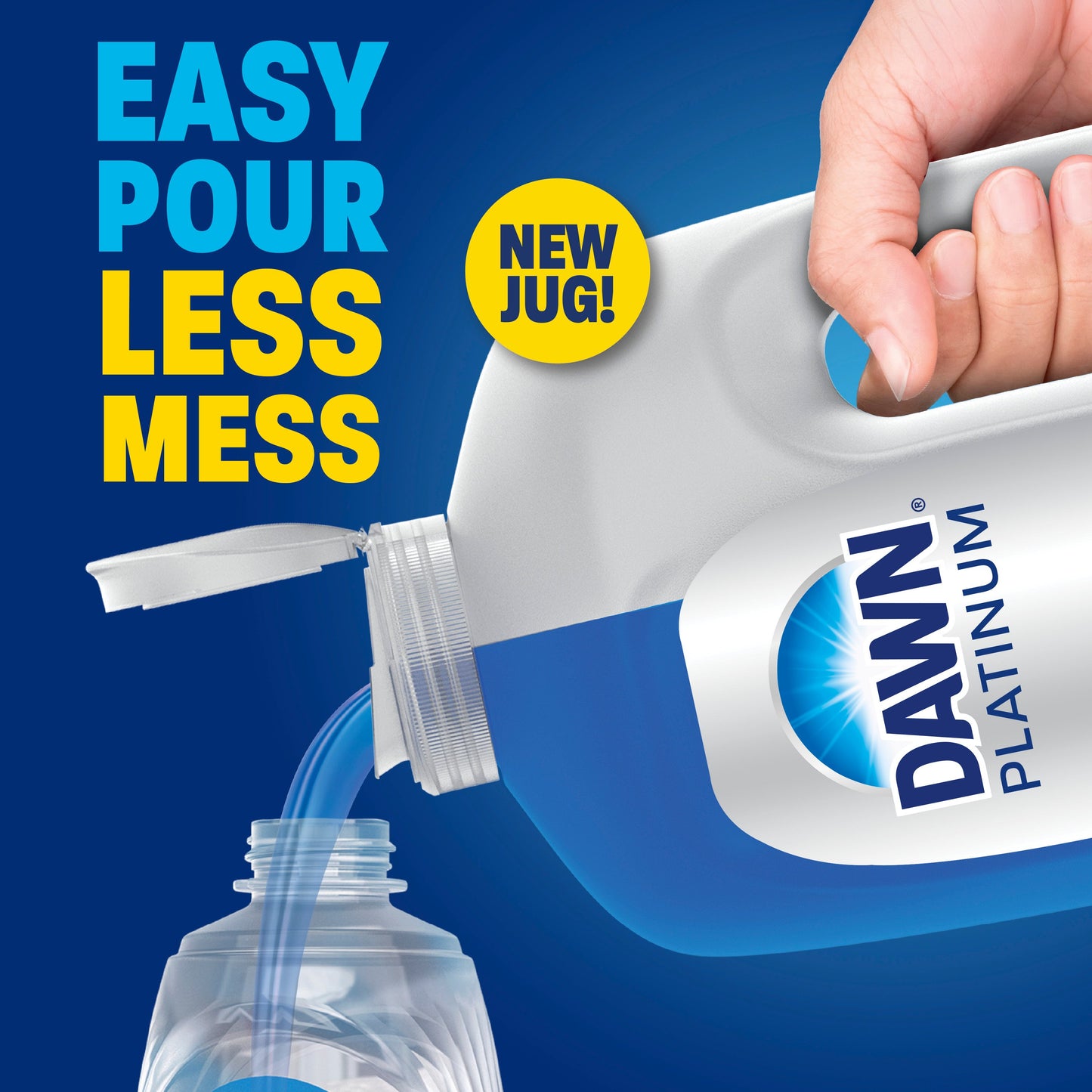 Dawn Platinum Dish Soap Refill Size -  Clean Lemon