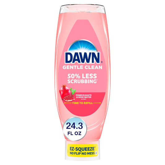 Dawn Gentle Clean EZ-Squeeze Liquid Dish Soap - Pomegranate & Rose Water
