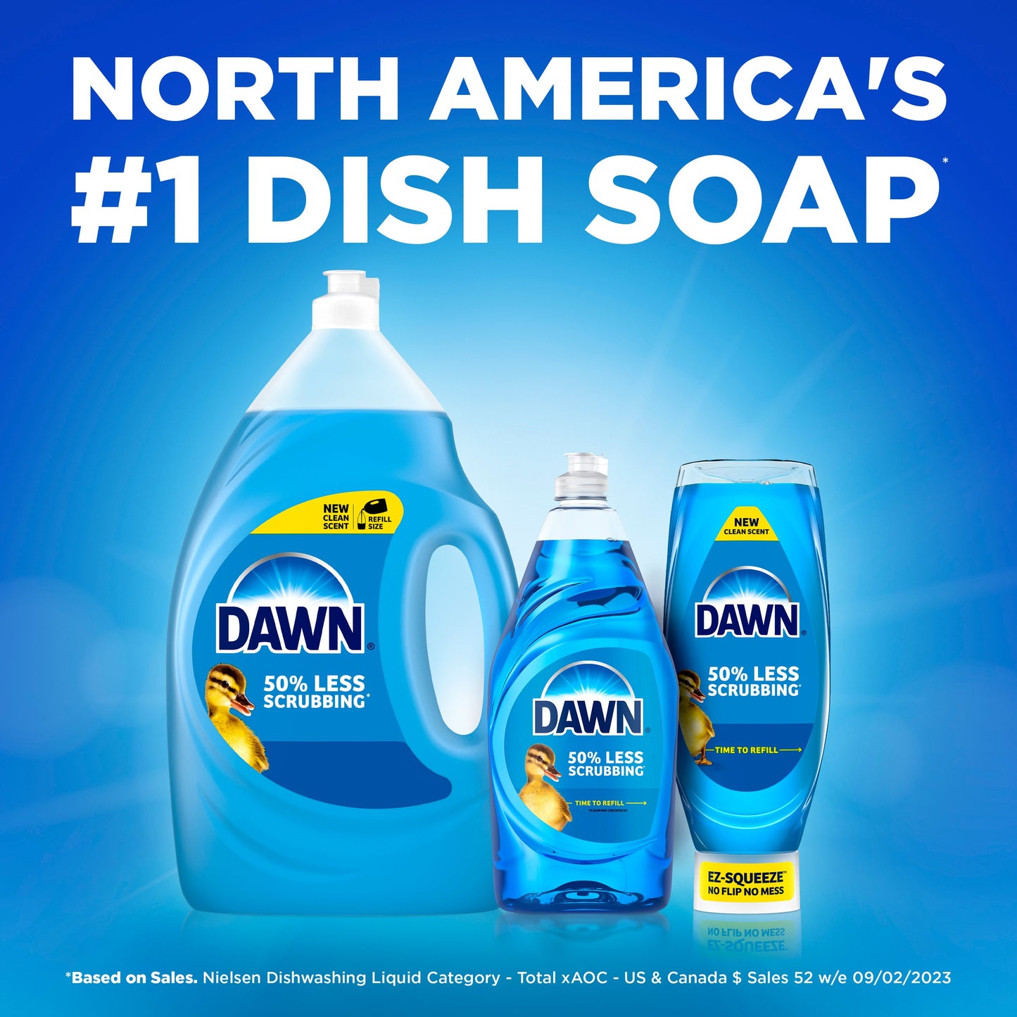 Dawn Gentle Clean EZ-Squeeze Liquid Dish Soap - Pomegranate & Rose Water