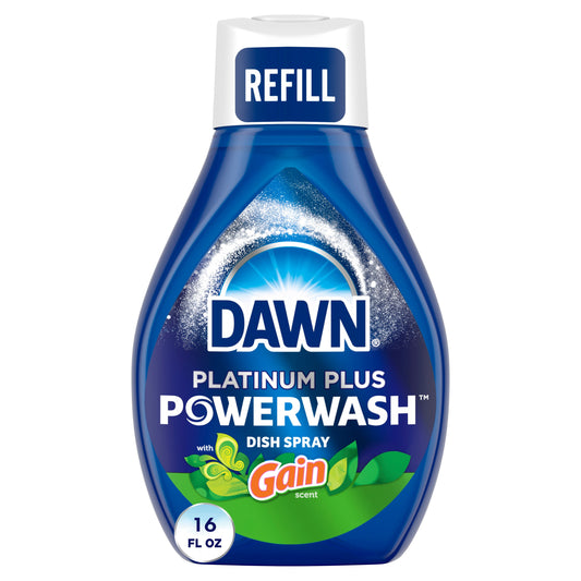 Dawn Platinum Plus Powerwash Dish Spray Gain Original Refill