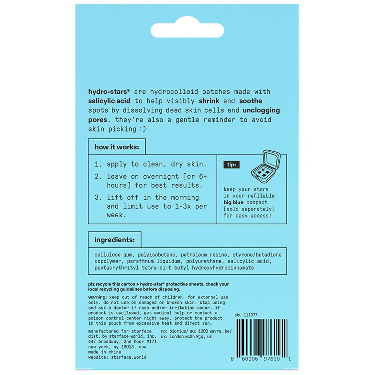 Starface Hydro-Star + Salicylic Acid Patches