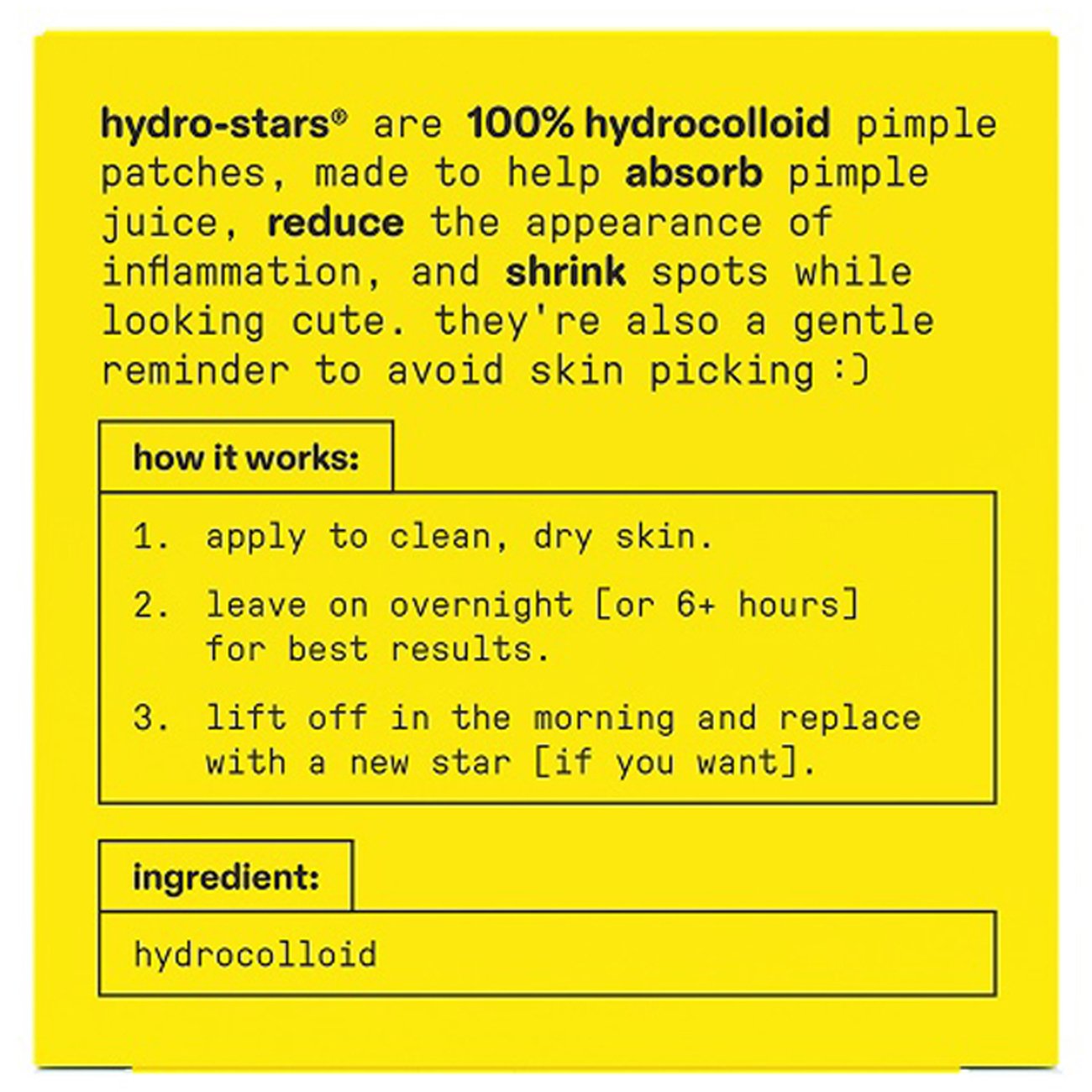 Starface Hydro-Star Pimple Patches + Big Yellow Compact