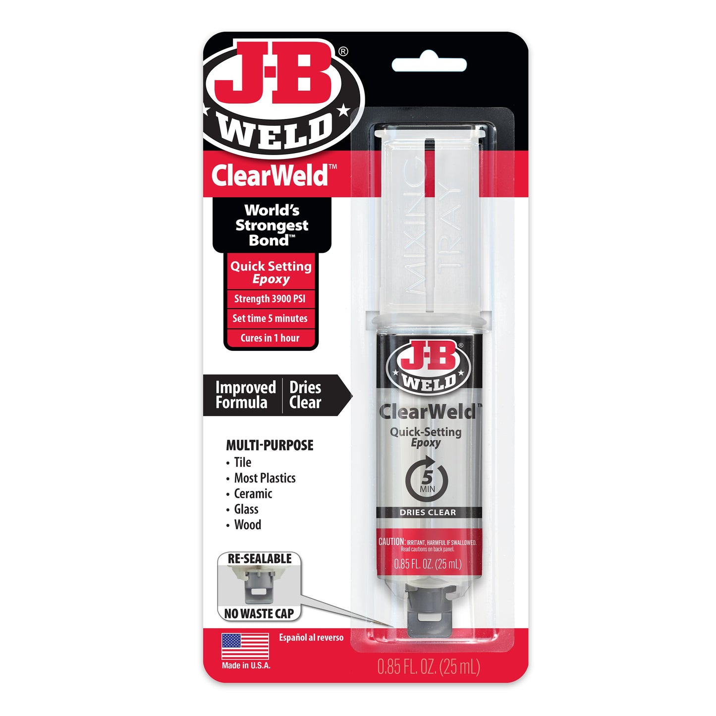 J-B Weld ClearWeld Quick Setting Epoxy
