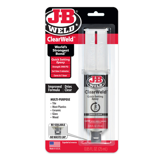 J-B Weld ClearWeld Quick Setting Epoxy