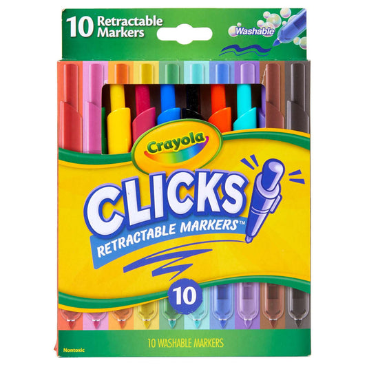 Crayola Clicks Retractable Washable Markers