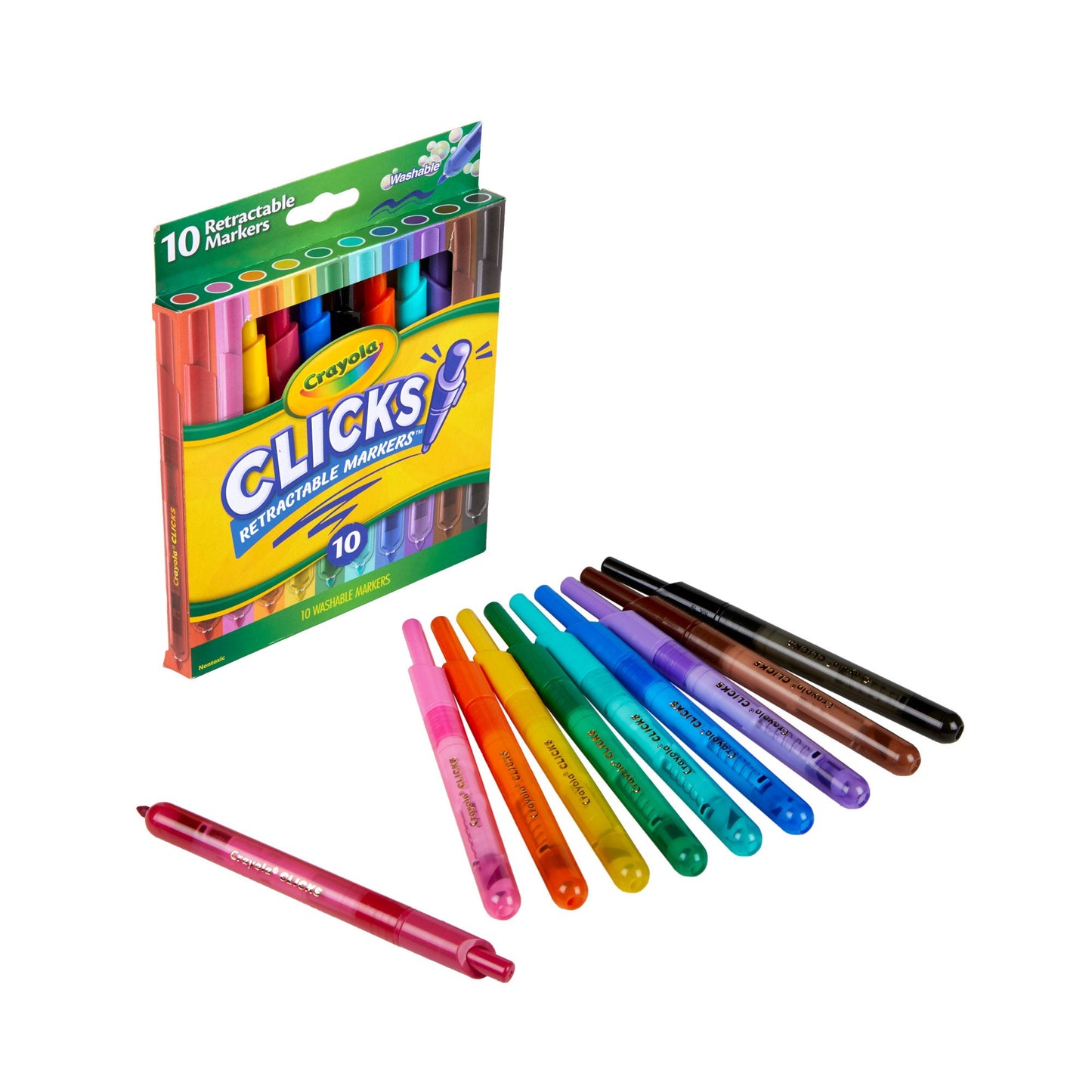 Crayola Clicks Retractable Washable Markers