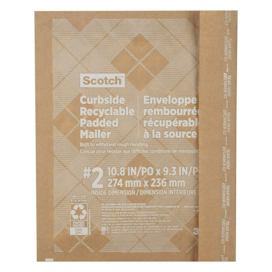 Scotch Recyclable Padded Mailer - Size 2