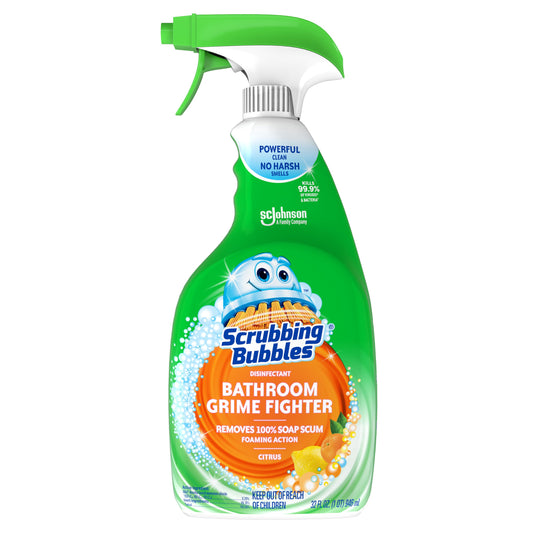 Scrubbing Bubbles Bathroom Grime Fighter Disinfectant Cleaner - Citrus Scent