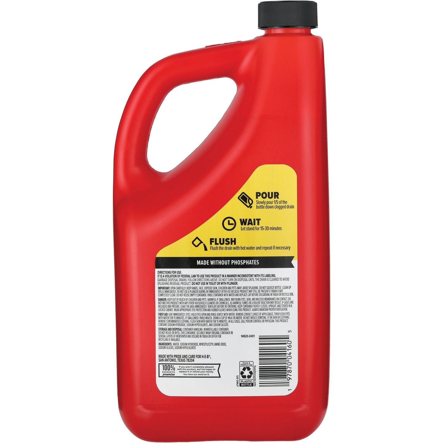 H-E-B Tru Grit Drain Clog Remover - Texas-Size Pack