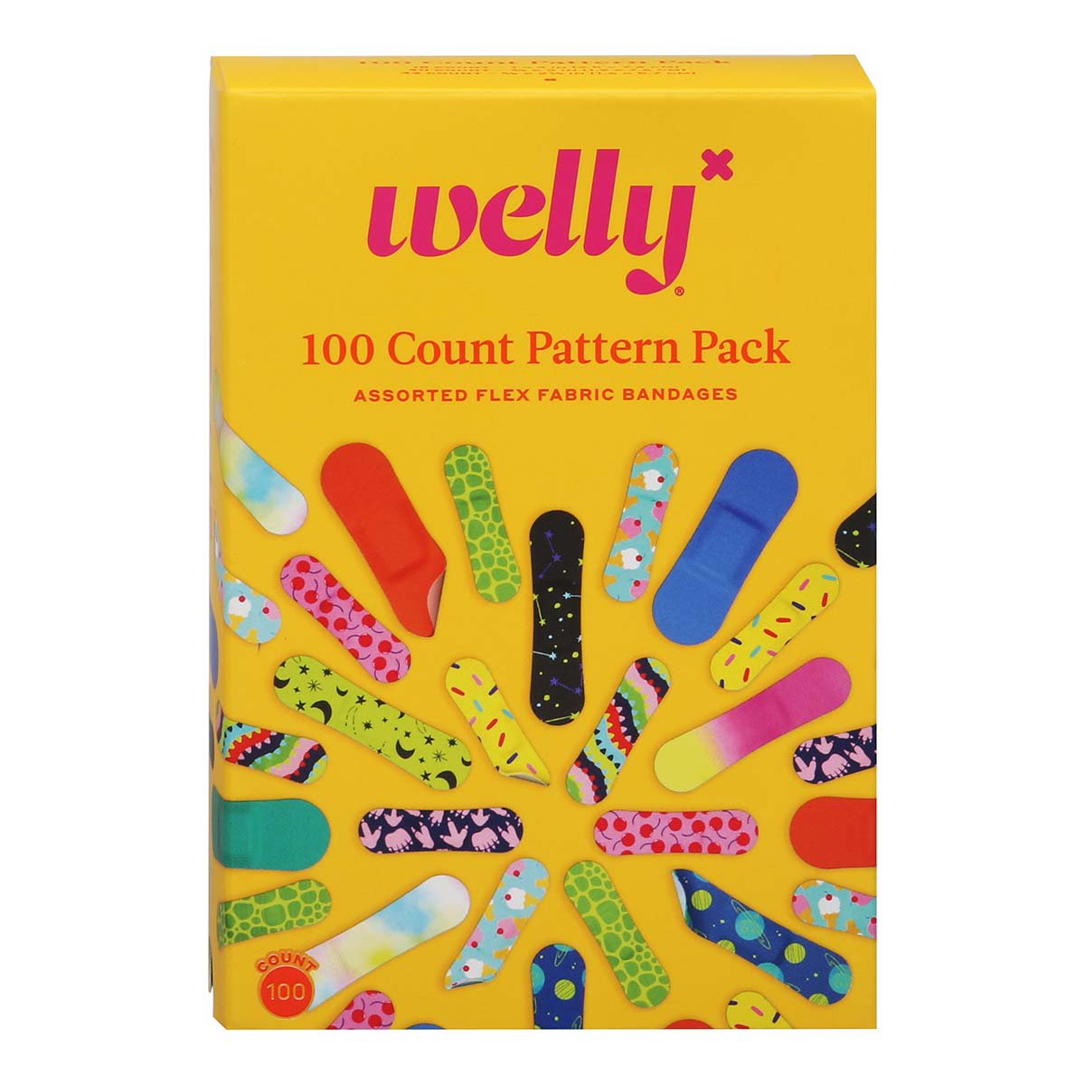 Welly Flex Fabric Pattern Pack Bandages - Assorted Sizes