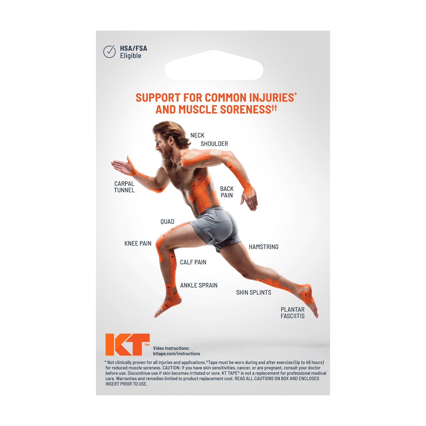 KT Tape Pro Ice Strips - Black