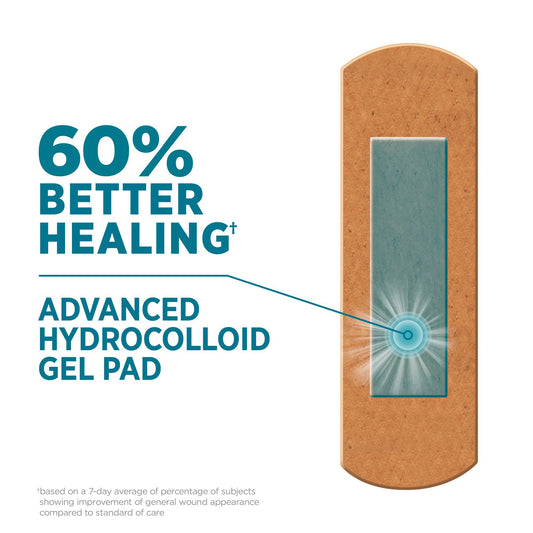 Band-Aid Pro Heal Bandages + Hydrocolloid Pad - All One Size