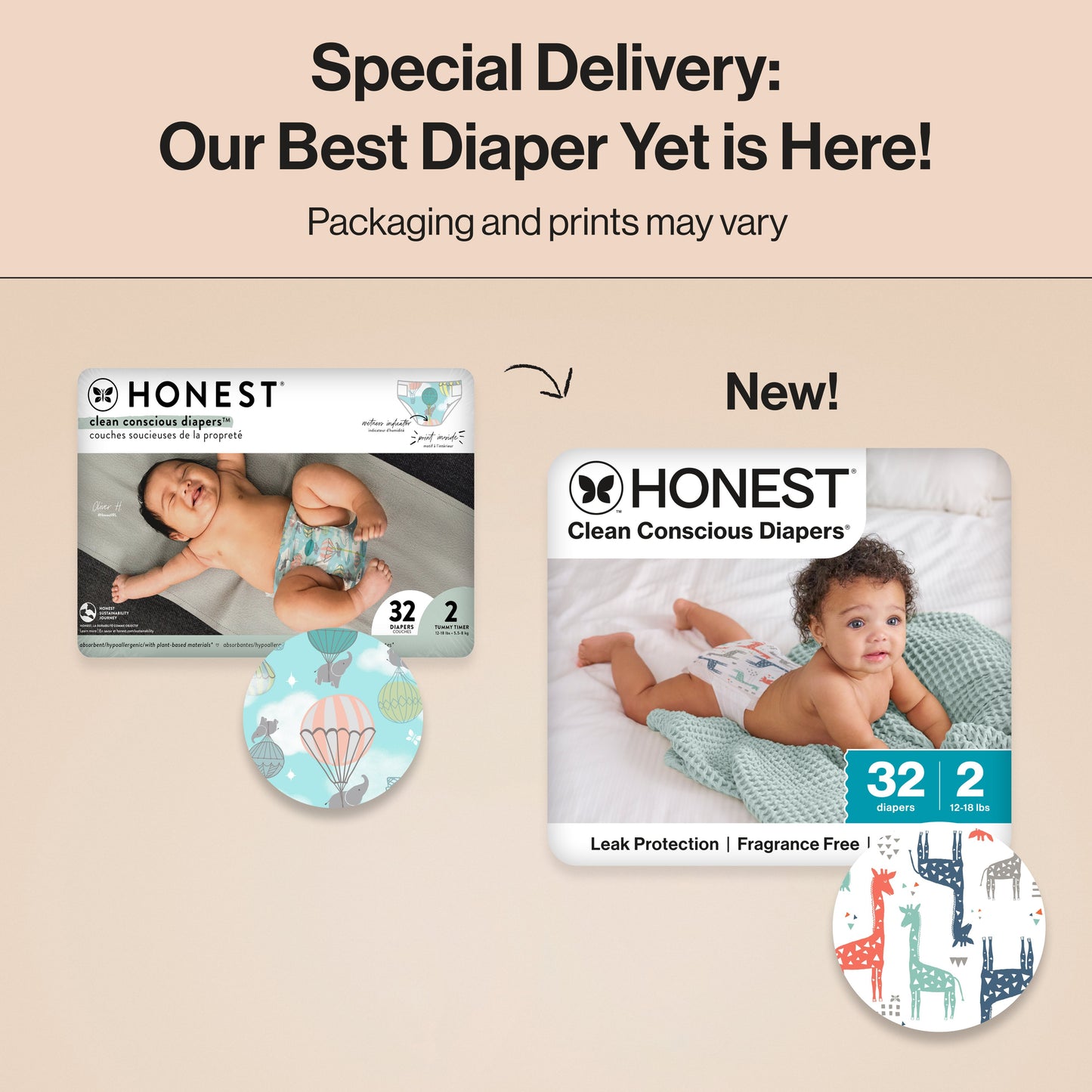 The Honest Company Clean Conscious Diapers - Size 2