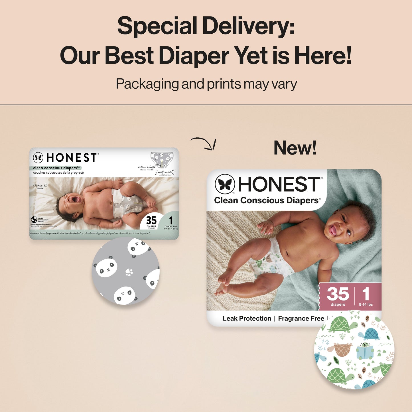 The Honest Company Clean Conscious Diapers - Size 1