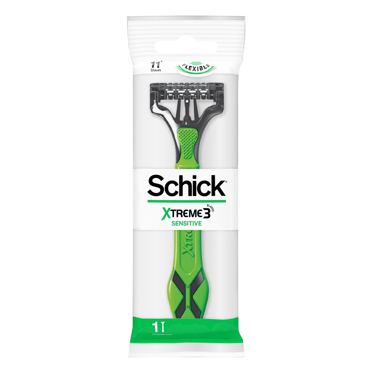 Schick Travel Size Xtreme 3 Blade Sensitive Disposable Razor