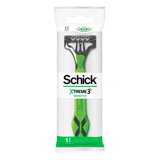 Schick Travel Size Xtreme 3 Blade Sensitive Disposable Razor