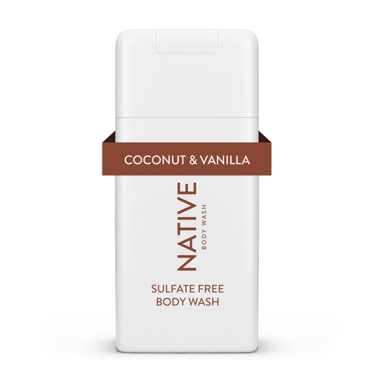 Native Travel Size Body Wash - Coconut & Vanilla