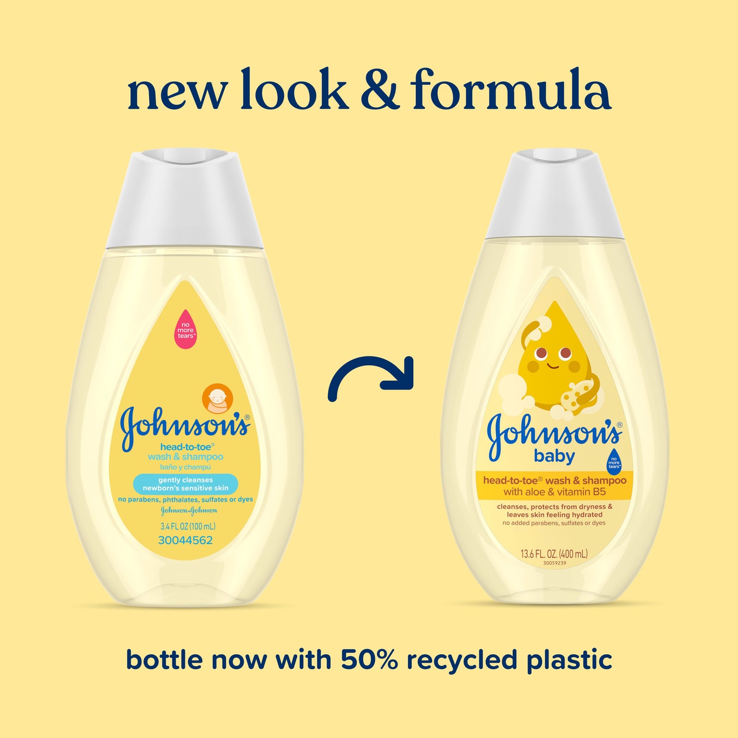 Johnson's Baby Travel Size Baby Head To Toe Wash & Shampoo