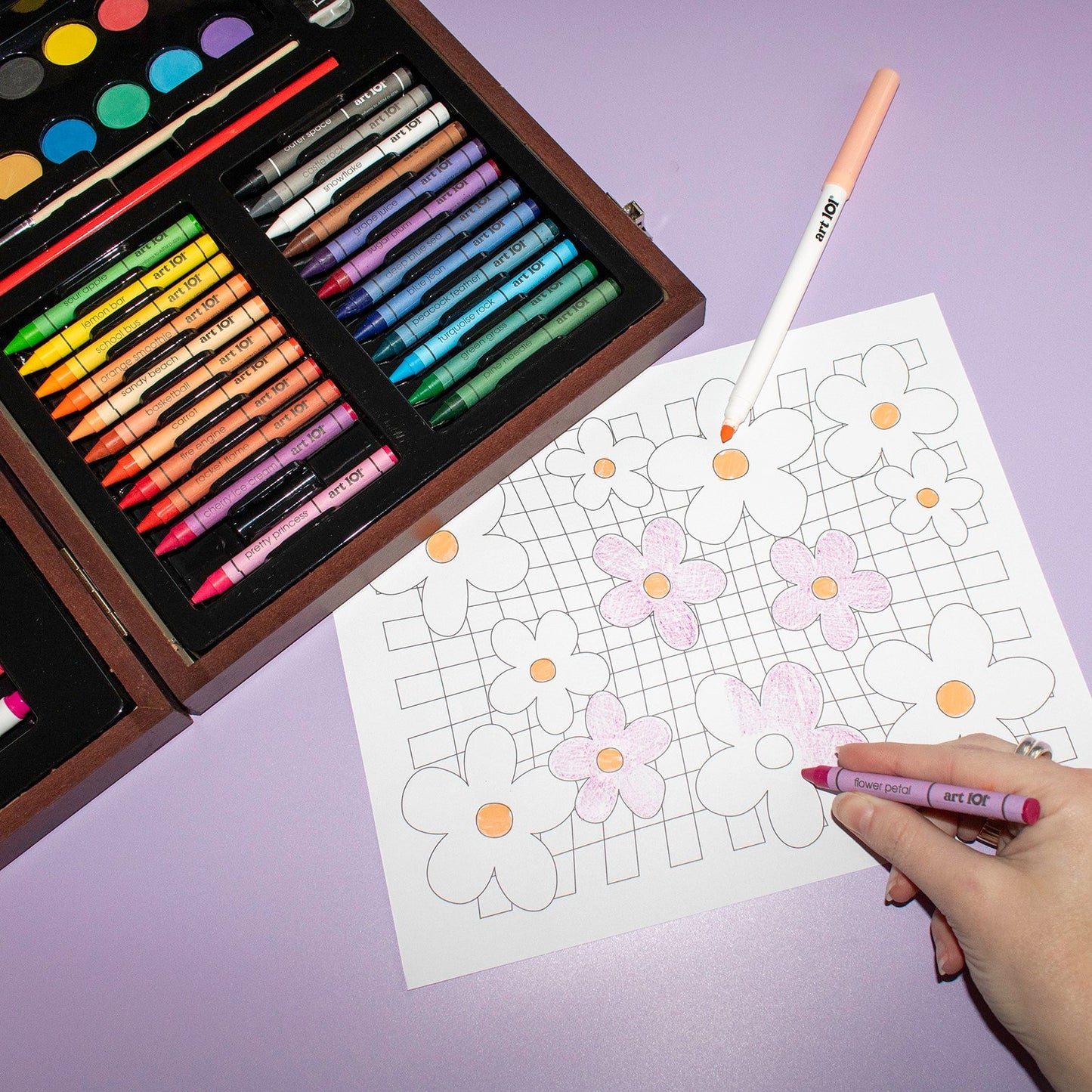 Art 101 Color & Doodle Art Case