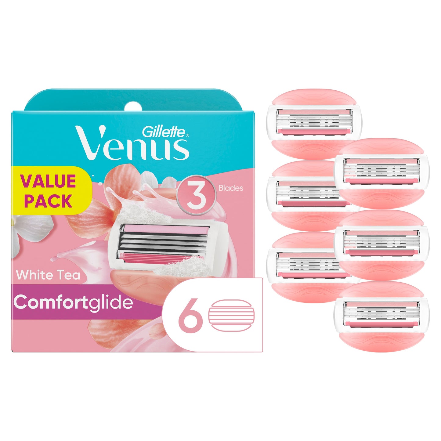 Gillette Venus Comfortglide White Tea Cartridges