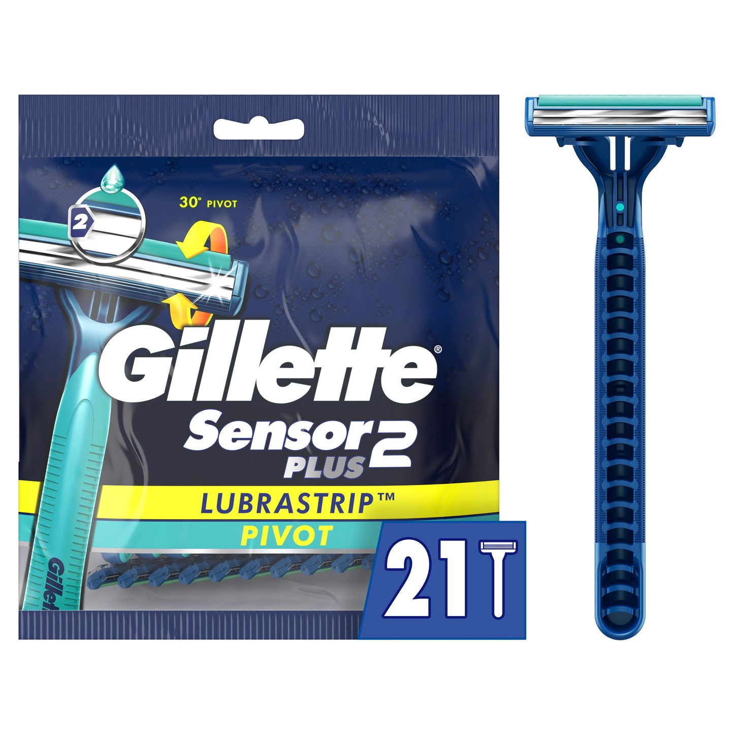 Gillette Sensor 2 Plus Disposable Razors
