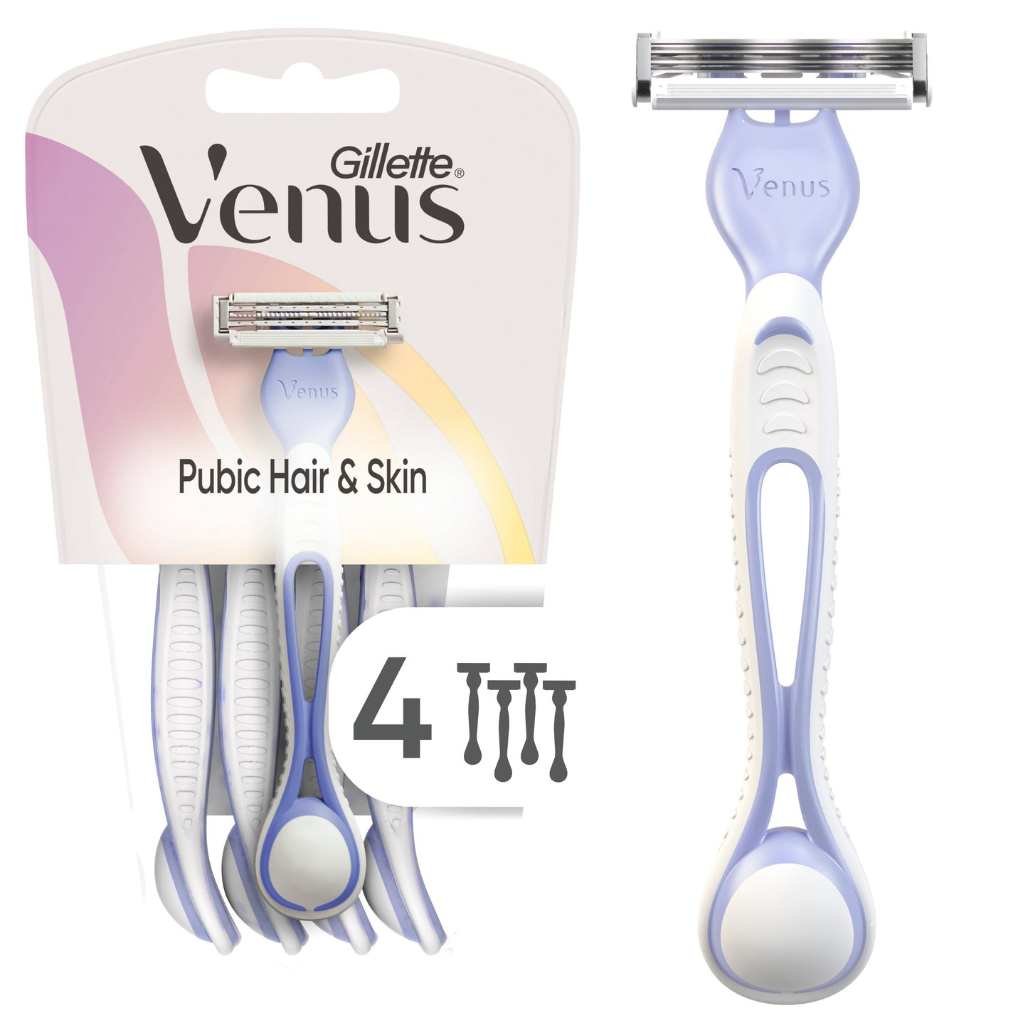Gillette Venus For Pubic Hair & Skin Disposable Razors
