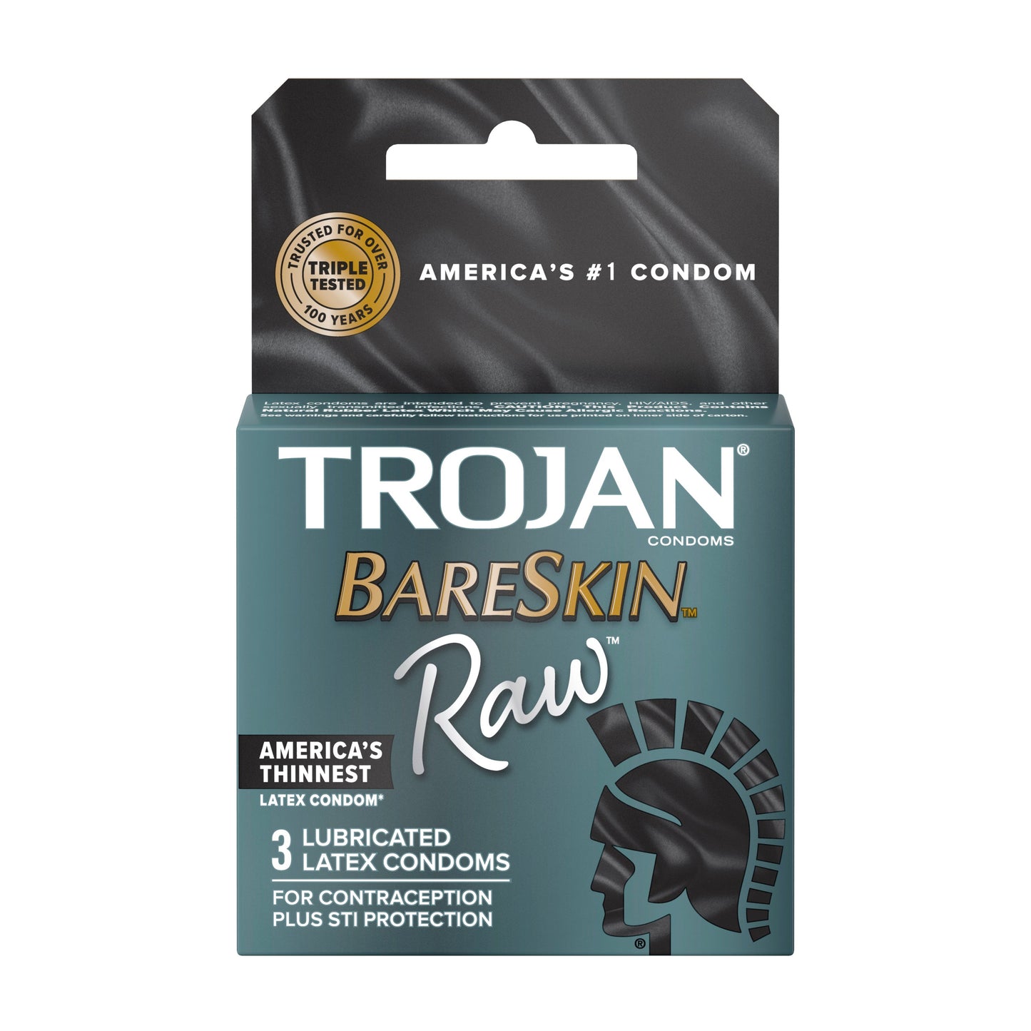 Trojan Bareskin Raw Lubricated Latex Condoms