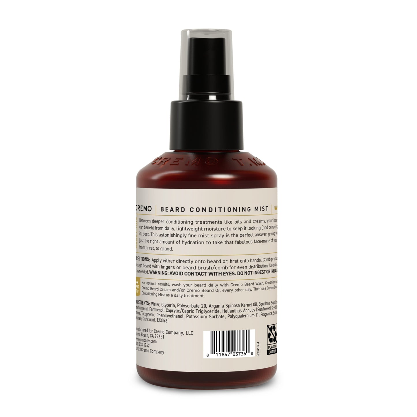 Cremo Beard Conditioning Mist Leave-In Daily Moisturizer