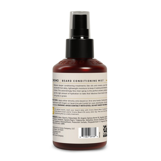 Cremo Beard Conditioning Mist Leave-In Daily Moisturizer