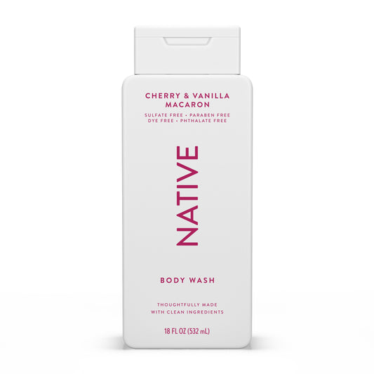Native Body Wash - Cherry & Vanilla Macaron