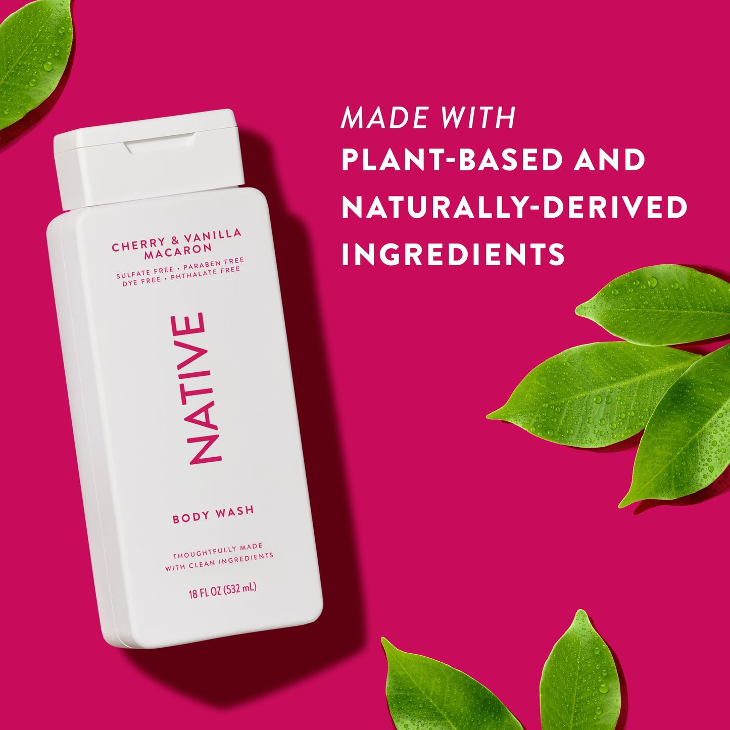 Native Body Wash - Cherry & Vanilla Macaron