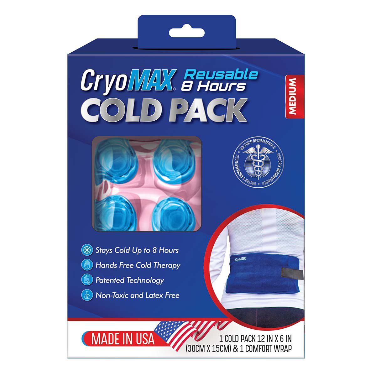 CryoMax Reusable 8 Hour Cold Pack