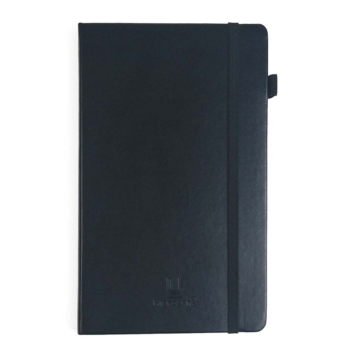 U Style Microban Antimicrobial Hardcover Casebound Journal - Black