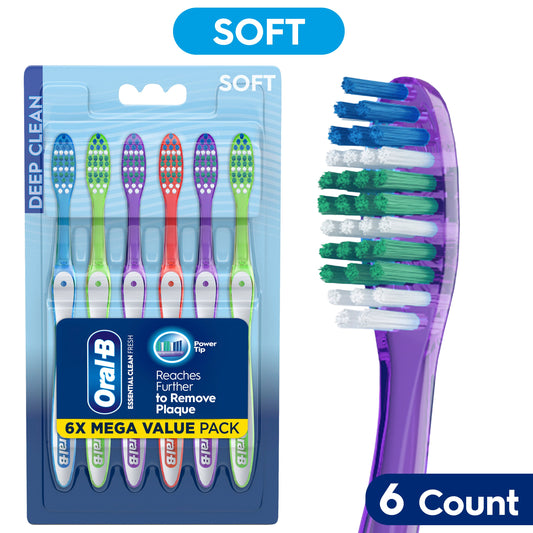 Oral-B Fresh & Clean Toothbrushes - Soft