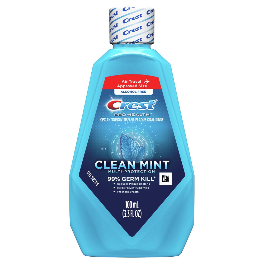 Crest Travel Size Pro Health Multi Protection Mouthwash - Clean Mint