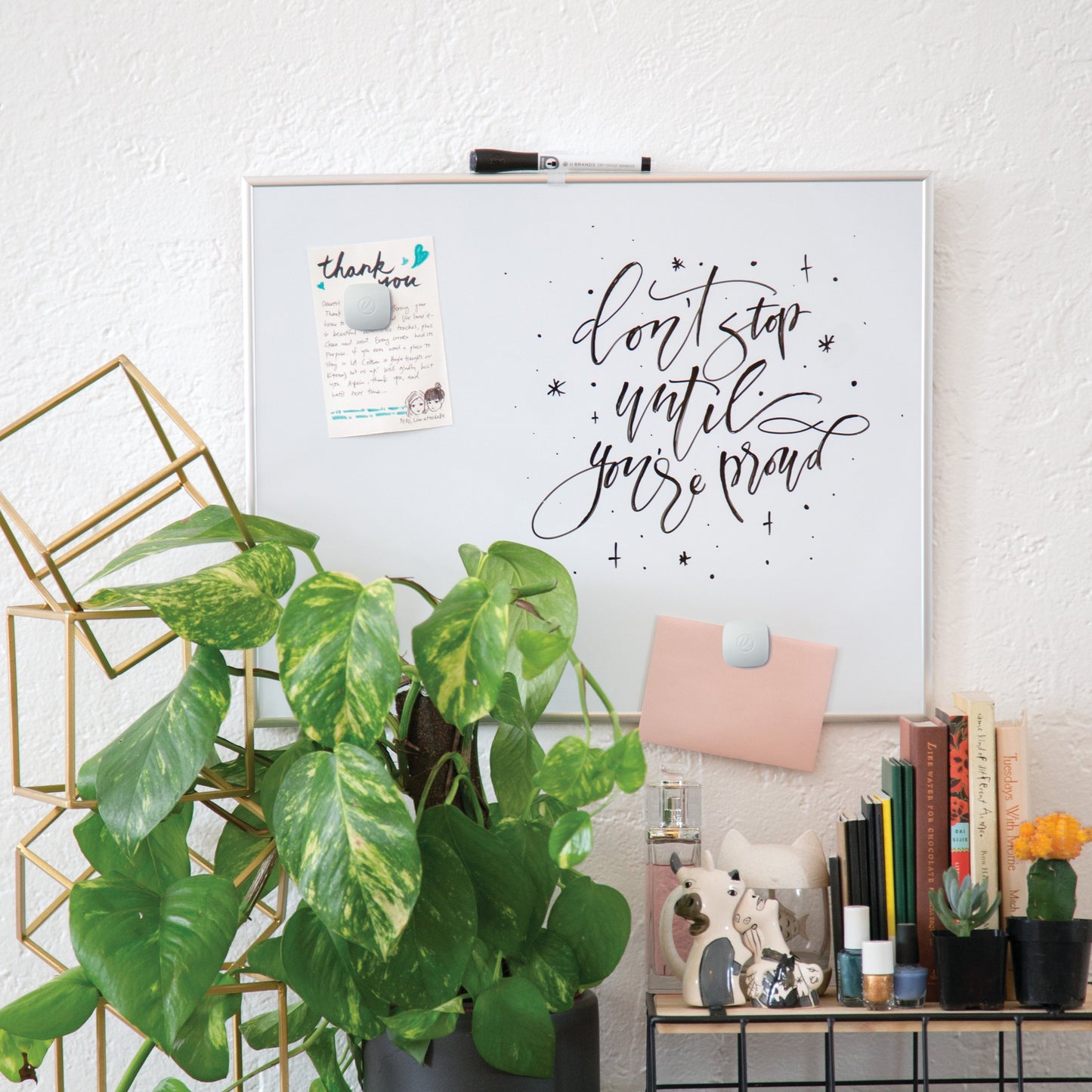 U Brands Metal Frame Dry Erase Board