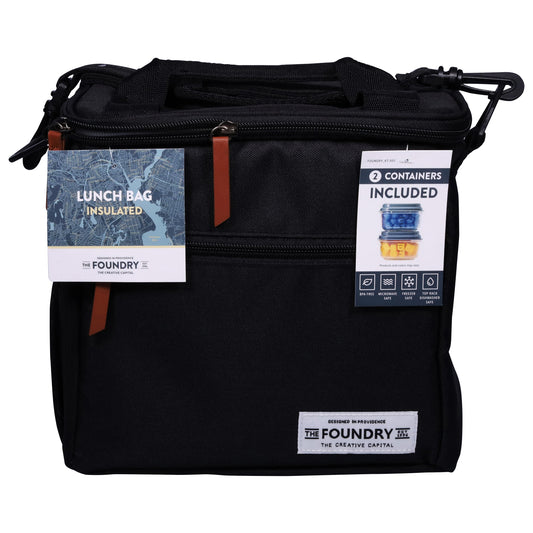 Fit + Fresh Foundry Lunch Bag Kit - Black
