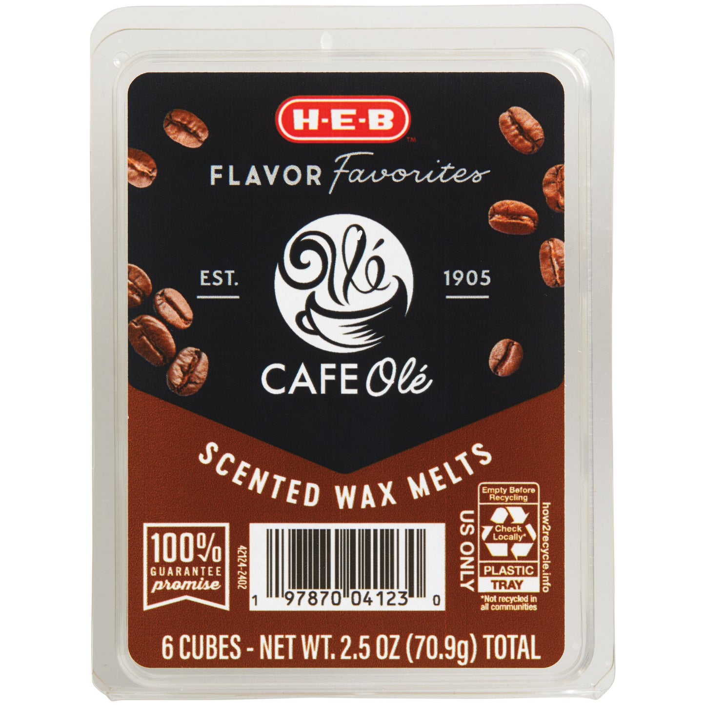 H-E-B Flavor Favorites CAFE Olé Coffee Scented Wax Melts
