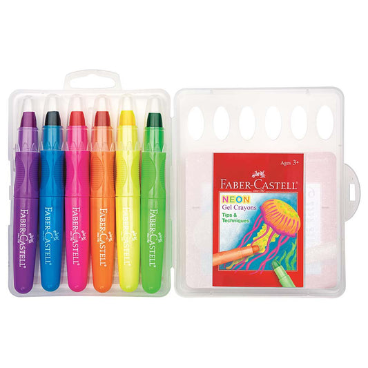 Faber-Castell Neon Gel Crayons