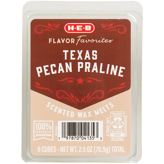 H-E-B Flavor Favorites Texas Pecan Praline Scented Wax Melts