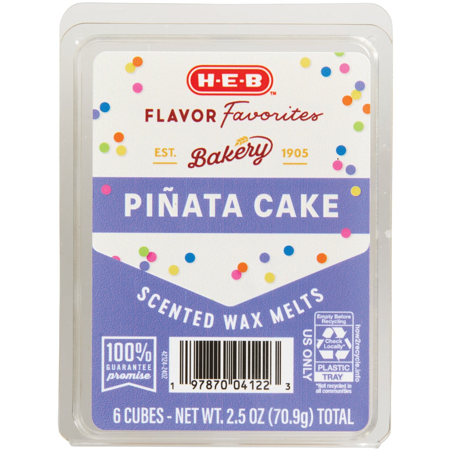 H-E-B Flavor Favorites Bakery Piñata Cake Scented Wax Melts