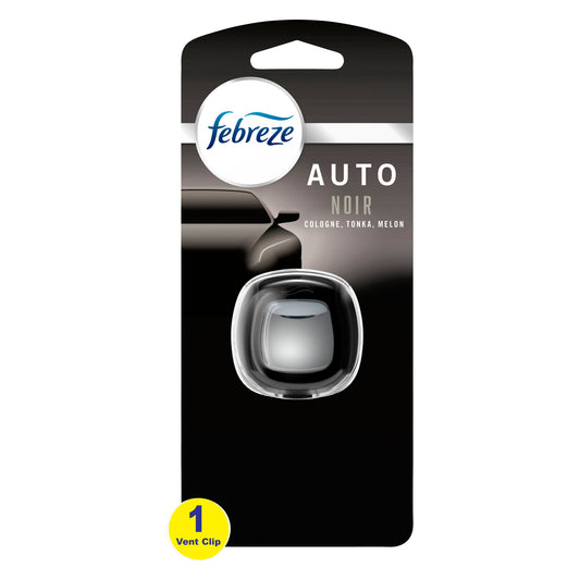 Febreze Auto Vent Clip Air Freshener - Noir
