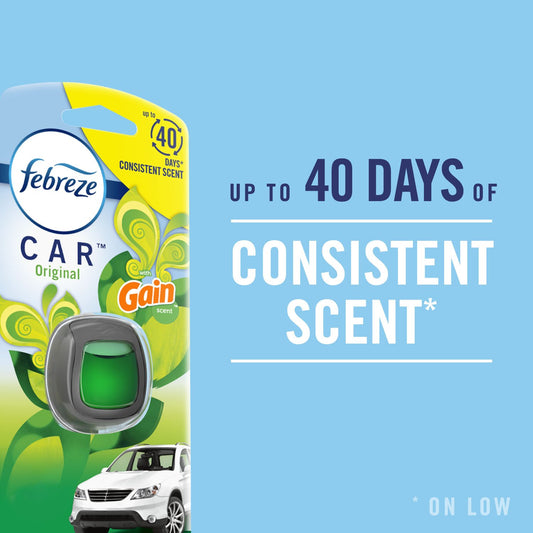 Febreze Auto Vent Clip Air Freshener - Noir
