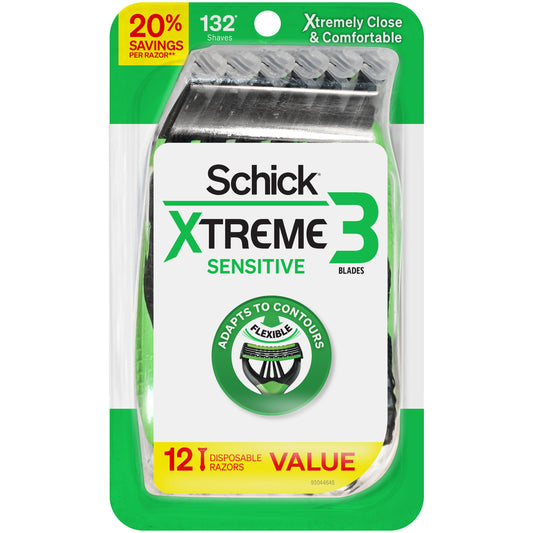 Schick Xtreme 3 Sensitive Disposable Razors