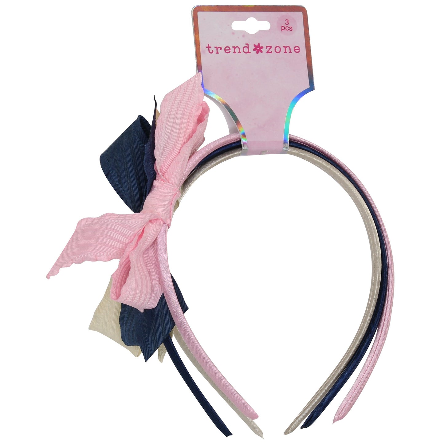 Trend Zone Ribbon Bow Hair Headbands - Assorted