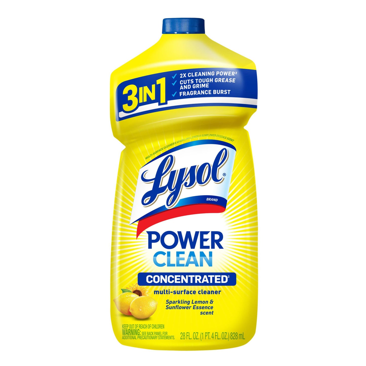 Lysol All Purpose Cleaner Pourable, Multi Purpose Disinfectant, Lemon