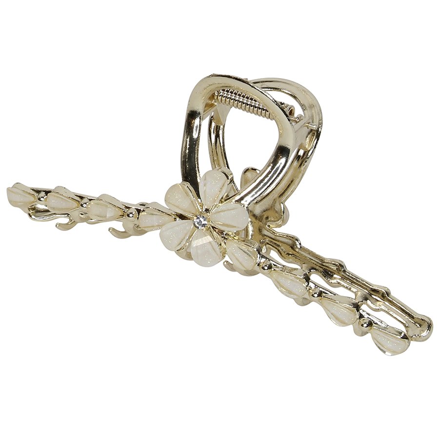 Accessory Choice Flower Metal Loop Claw Clip
