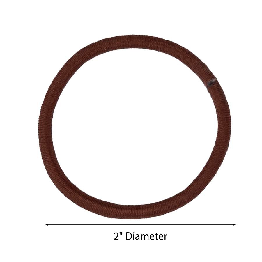 Scunci Tight Hold No Damage Hair Elastics - Brown & Gold